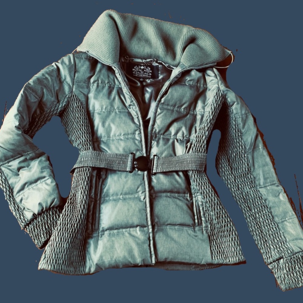 Sage green puffer coat